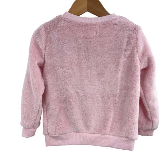 Epic Threads Pink Plush Unicorn Sweatshirt 2T New‎ - Picture 3 of 5